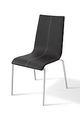 Стілець обідній Мікс меблі Келлі шкірозамінник чорний