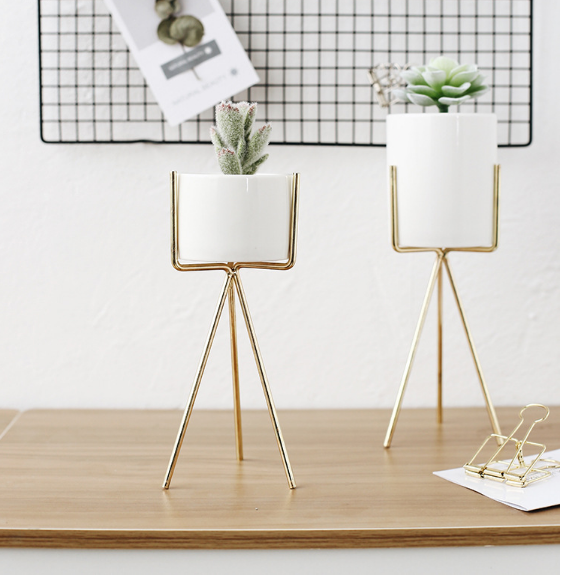 Горщик для квітів, з підставкою. Модель RD-0138-м, фото 1