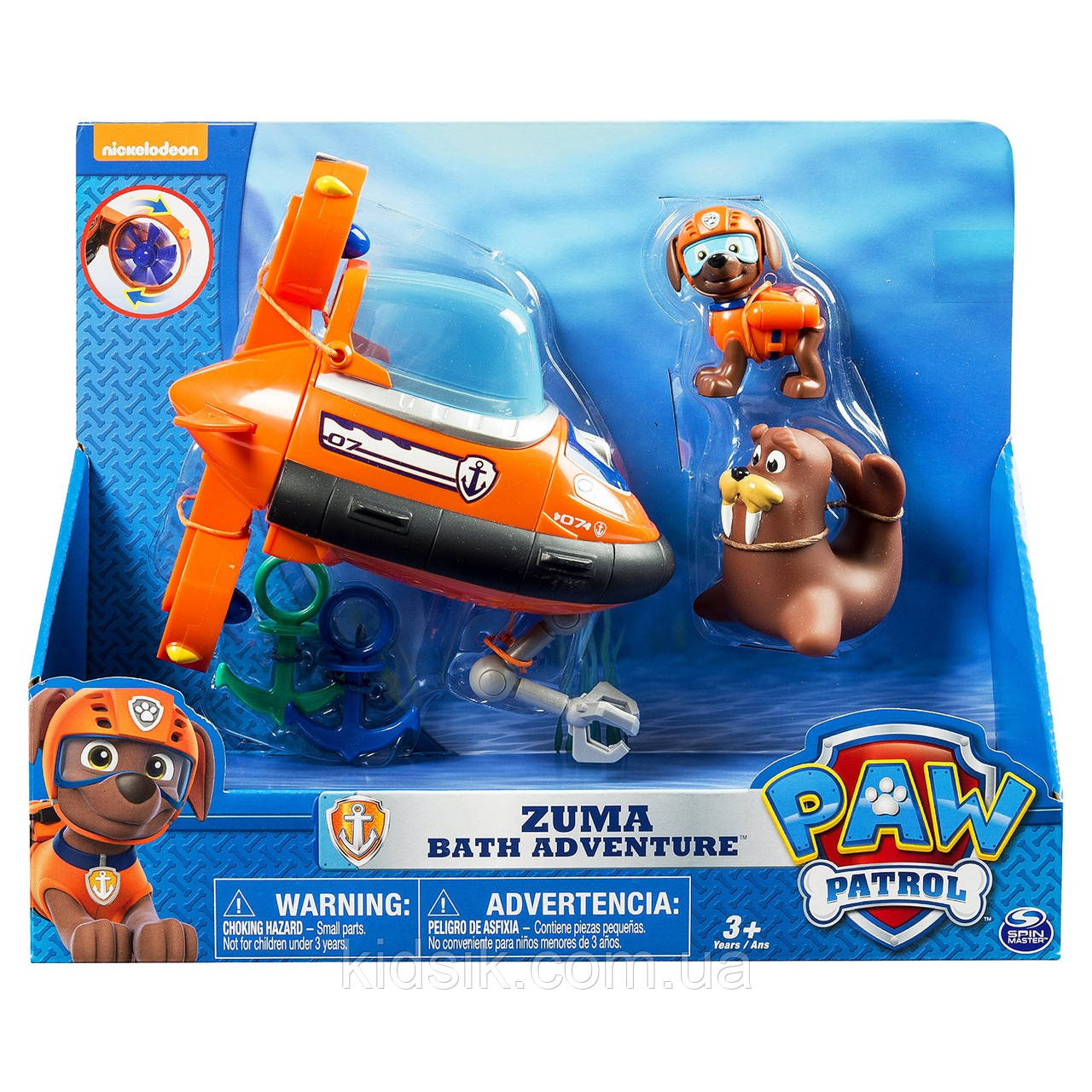 Зума і морські пригоди: набір для ванної Paw Patrol Щенячий патруль