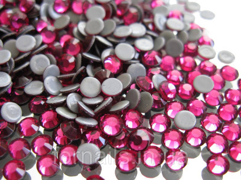 Стрази Fuchsia ss3 (1.3-1.5 мм), 100 шт