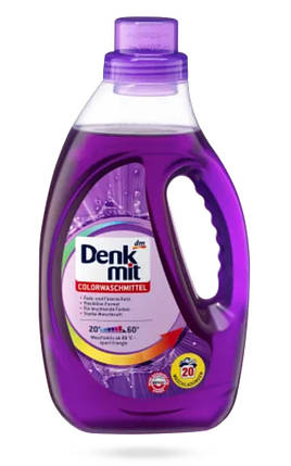 Гель для прання Denkmit Color для кольорових тканин 1.1 л, фото 2
