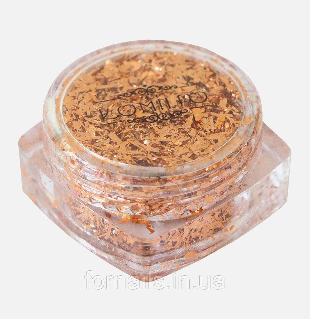 Komilfo Foil Stripes №06 Rose Gold (0,2 г), фото 1