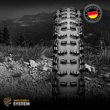 Велосипедна покришка шина безкамерна Continental Trail King ShieldWall 29" | 29 x 2.60 чорна, складна, фото 5