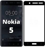 3D стекло для Nokia 5 на весь экран Black