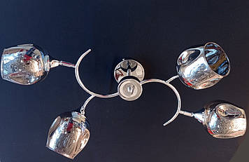 Люстра-молекула 5063/4 DA V колір хром