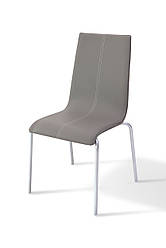 Стілець обідній Мікс меблі Келлі шкірзам сірий