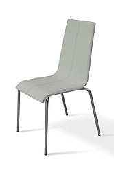 Стілець обідній Мікс меблі Келлі шкірозамінник білий