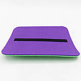 Туристична сидіння (пінопопа) OSPORT Light 10мм (TY-0002) Фіолетово-салатовий, фото 3