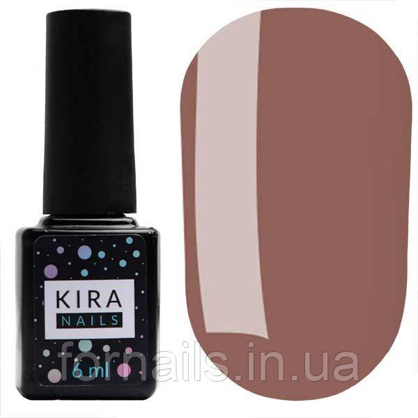 Гель-лак Kira Nails №170 (молочный шоколад, эмаль), 6 мл