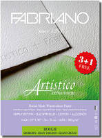 ' Бумага Fabriano Artistico EXTRA WHITE для акварели 100% хлопок ROUGH B2 56*76см, 300г/м2 крупн.з. 65900057
