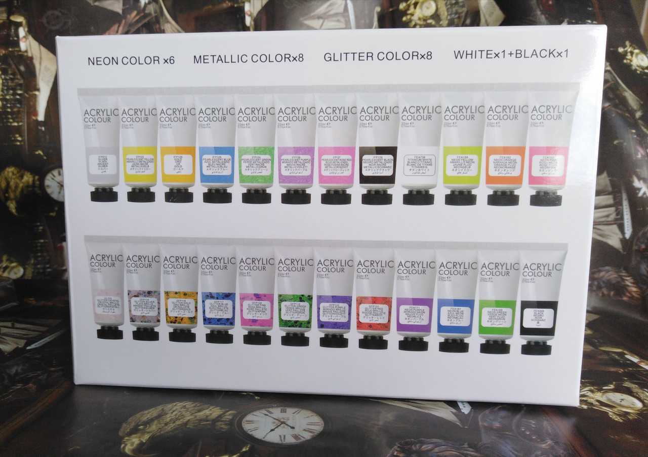 Набор акриловых красок Art Rangers 24 цвета по 22мл в тубах - фото 4 - id-p1423840921
