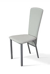 Стілець обідній Мікс меблі Тіто шкірозамінник білий