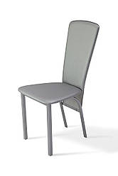 Стілець обідній Мікс меблі Тіто шкірозамінник сірий