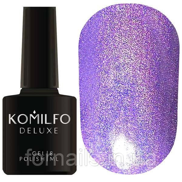 Гель-лак Komilfo Holographic №007 (васильковый), 8 мл
