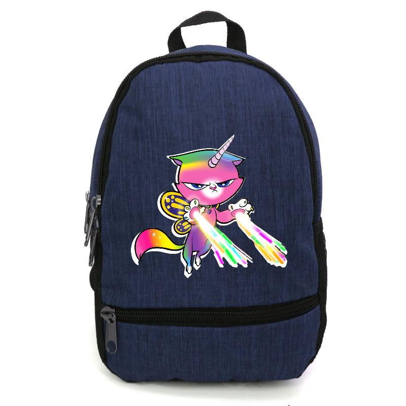 Рюкзак дитячий Райдужно бабочково единорожная кішка Cappuccino Toys (Rainbow Butterfly Unicorn Kitty-002)