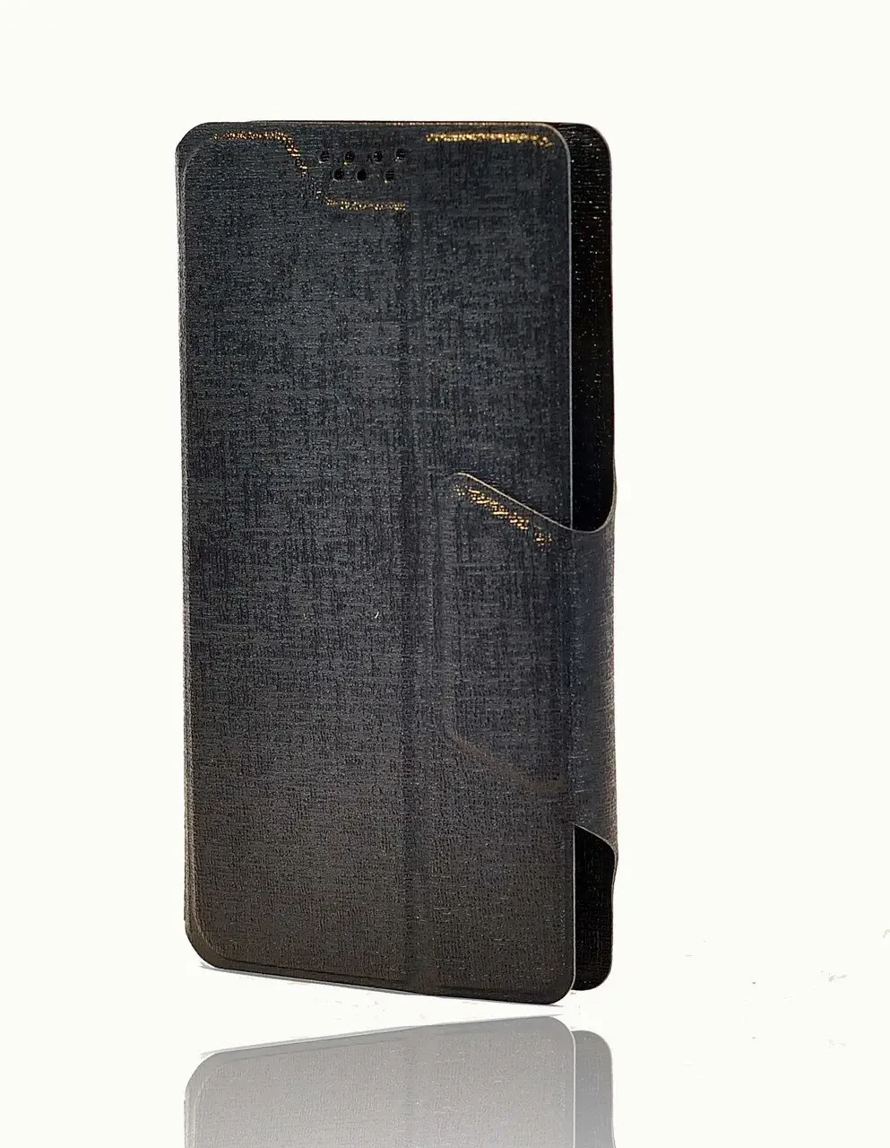 Чохол-слайдер з силіконом Smartcase 4,5" texture black/black