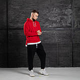 Чоловічий червоно-чорний костюм Asos oversize 2021, фото 4