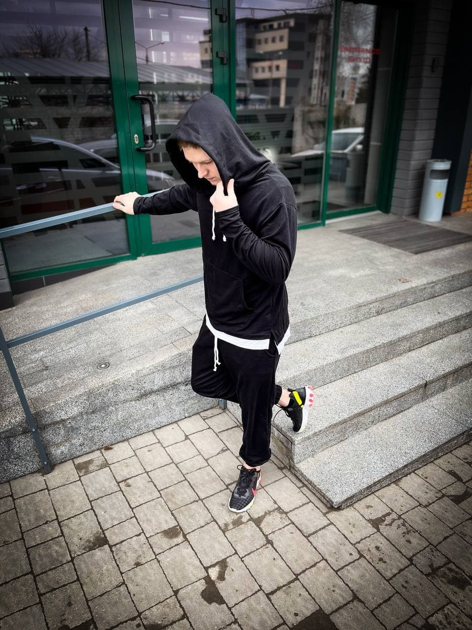 Чоловічий чорний костюм Asos oversize 2021, фото 1