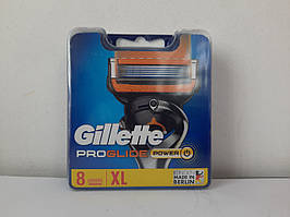 Касети для гоління Gillette Fusion Proglide Power 8 шт. ( Картриджі Фюжин проглейд повер оригінал Німеччина )