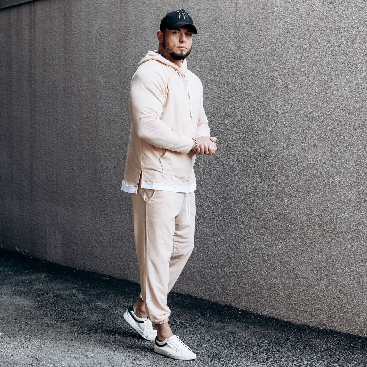 Чоловічий комплект Asos oversize бежевий