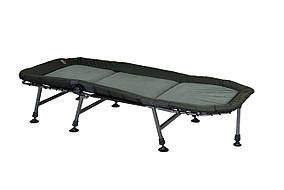 Розкладачка-ліжко коропова для риболовлі та відпочинку Elektrostatyk L14 розкладачка має 7 ніжок