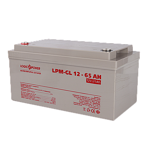 Гелевий акумулятор для котла Logic Power LP-GL 12 V 65 AH (12 вольтів, 65 А·год), фото 2