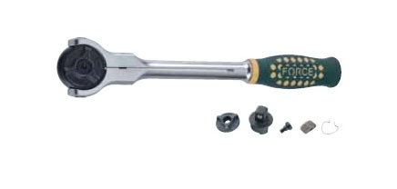 Тріскачка шарнірна FORCE 802323 3/8 (72 зуб.) L=225 мм