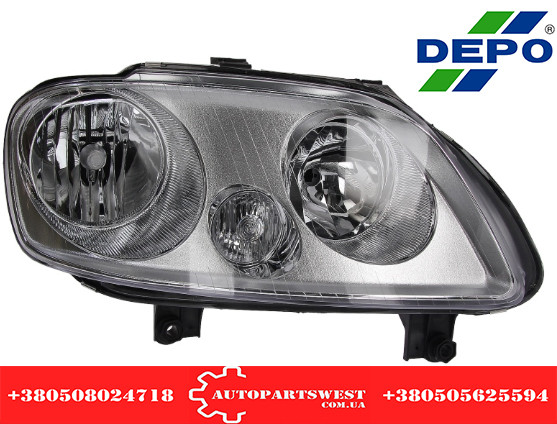 Фара (R) VW Caddy III  DEPO 441-1193R-LD-EM