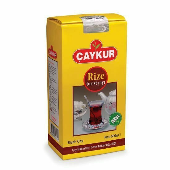 Класичний розсипний чорний чай Чайкур Туреччина дрібнолистовий без ароматизаторів Caykur Rize 500 Grida