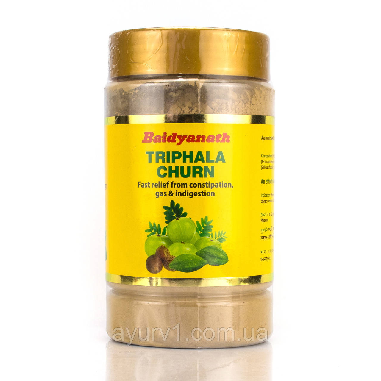 Трифала Чурна, Байдинатх, Triphala Churna, Baidyanath, 500 г