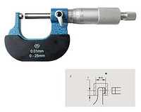 Микрометр трубный МТ 25 (тип J)