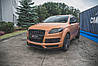 Сплітер Audi Q7 4L S-line (05-15) елерон тюнінг переднього бампера, фото 3
