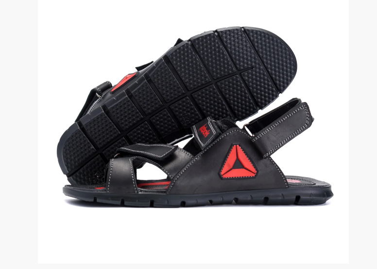 Чоловічі шкіряні сандалі Reebok NS Red, фото 1