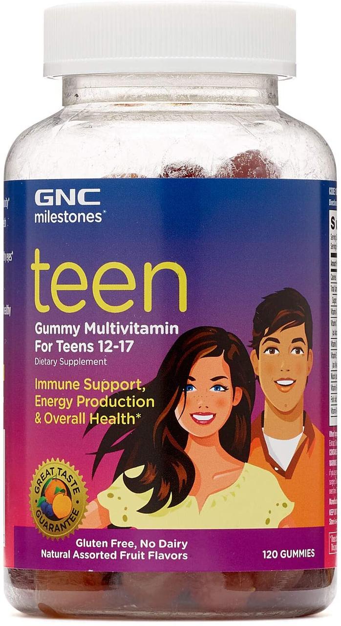 GNC Milestones 12-17 Teen Multivitamin 120 Gummies