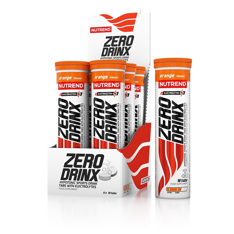 Гіпотонічний напій Nutrend Zerodrinx Tabs 18 tabs Orange