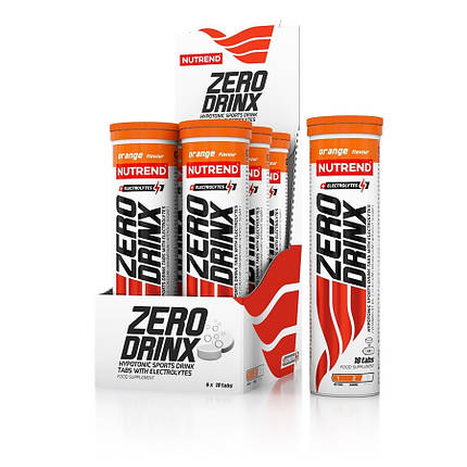 Гіпотонічний напій Nutrend Zerodrinx Tabs 18 tabs Orange, фото 1