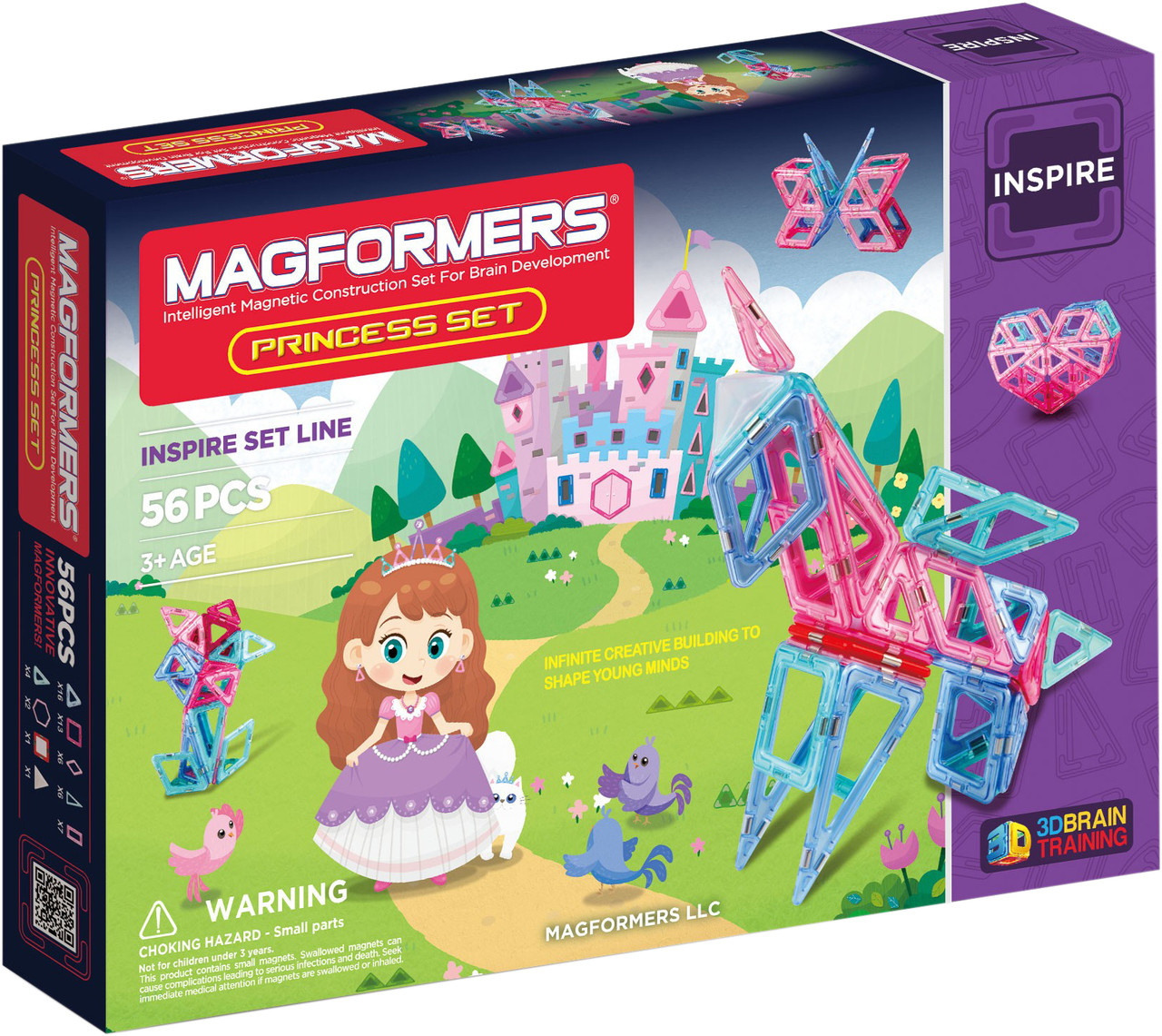 Конструктор магнітний Magformers Прекрасна принцеса 56 деталей (704003)