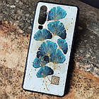Чохол Epoxy Case для Huawei P30 Blue Leaves, фото 2