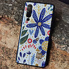 Чохол Epoxy Case для Huawei P30 Blue Flowers, фото 2