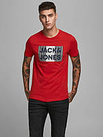 Футболка JJECORP LOGO TEE SS O-NECK NOOS 12151955 True Red Jack & Jones L Красный