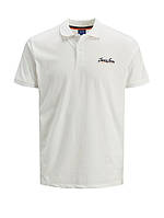 Поло JORTONS POLO SS SN 12186778 Cloud Dancer Jack & Jones L Белый