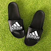 Чоловічі шльопанці Adidas капці адідас чорні шльопанці сланці