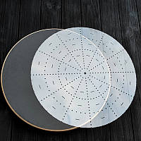 Уцінка. Шаблон для артбордів для розставляння цифр і центрування годинника. Діаметр 40 см