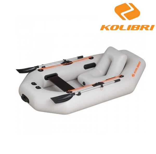 Крісло надувне Kolibri світло-сіре, фото 1