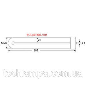 Лампа до знищувачу FUL40T8BL/305