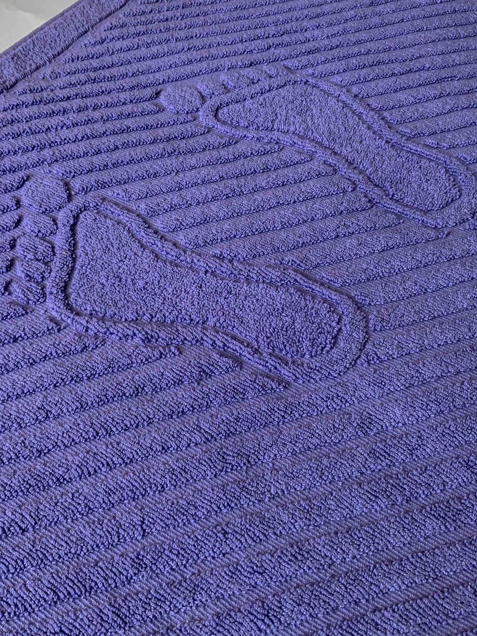 Махровий рушник для ніг, Туркменістан, 700 гр\м2, бірюзове 50 x 70см, фото 1