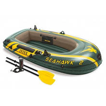 Надувний човен Seahawk 2 Set Intex 68347 Весла+насос,236х114х41 см