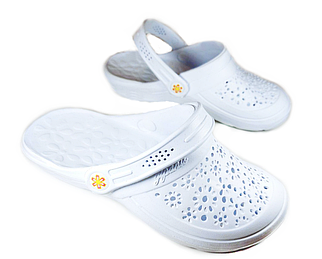 Сабо, крокси жіночі Медичне взуття біле