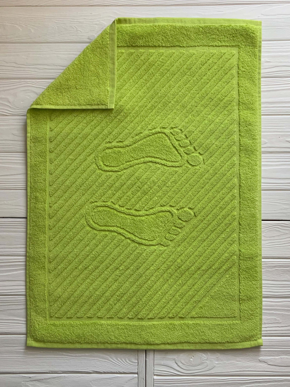 Махровий рушник для ніг, Туркменістан, 700 гр\м2, бірюзове 50 x 70см, фото 1