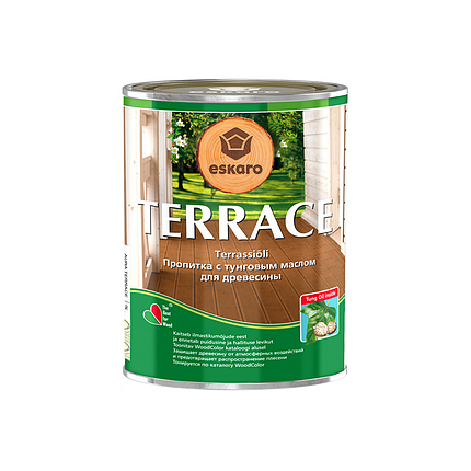 Масло для терас з воском Aura Terrace безбарвний 0.9л, фото 1